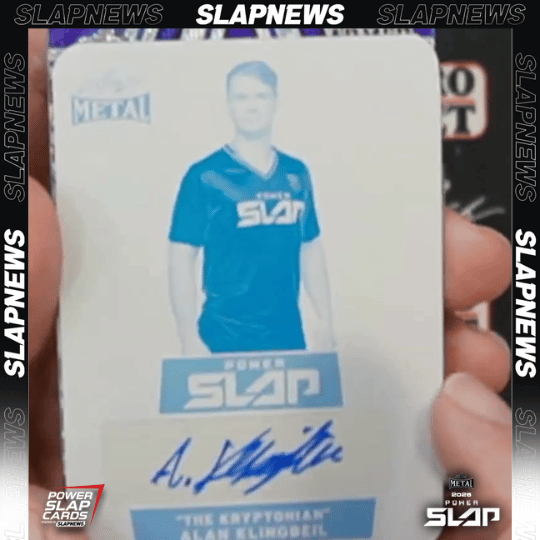 Alan Klingbeil Power Slap 1 of 1 Printing Plates | Slap News | 2025 Leaf Metal Power Slap