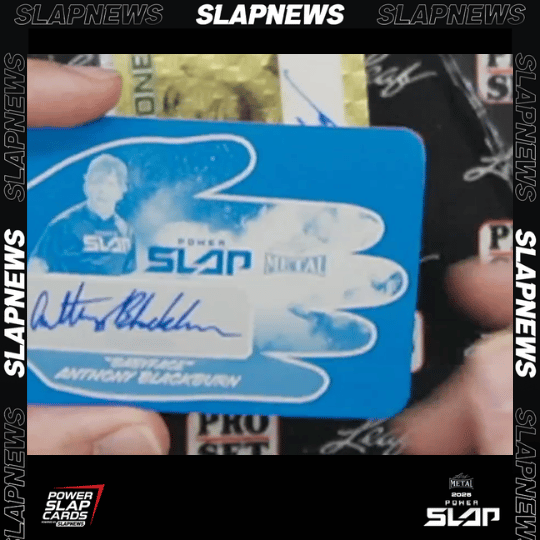 Anthony Blackburn Power Slap 1 of 1 Printing Plates | Slap News | 2025 Leaf Metal Power Slap